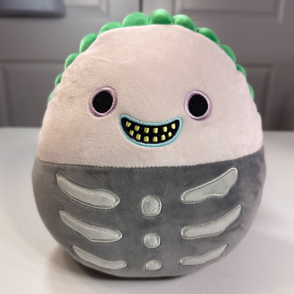 Squishmallows Disney Nightmare Before Christmas Barrel Plush 8 Inch Skeleton Toy